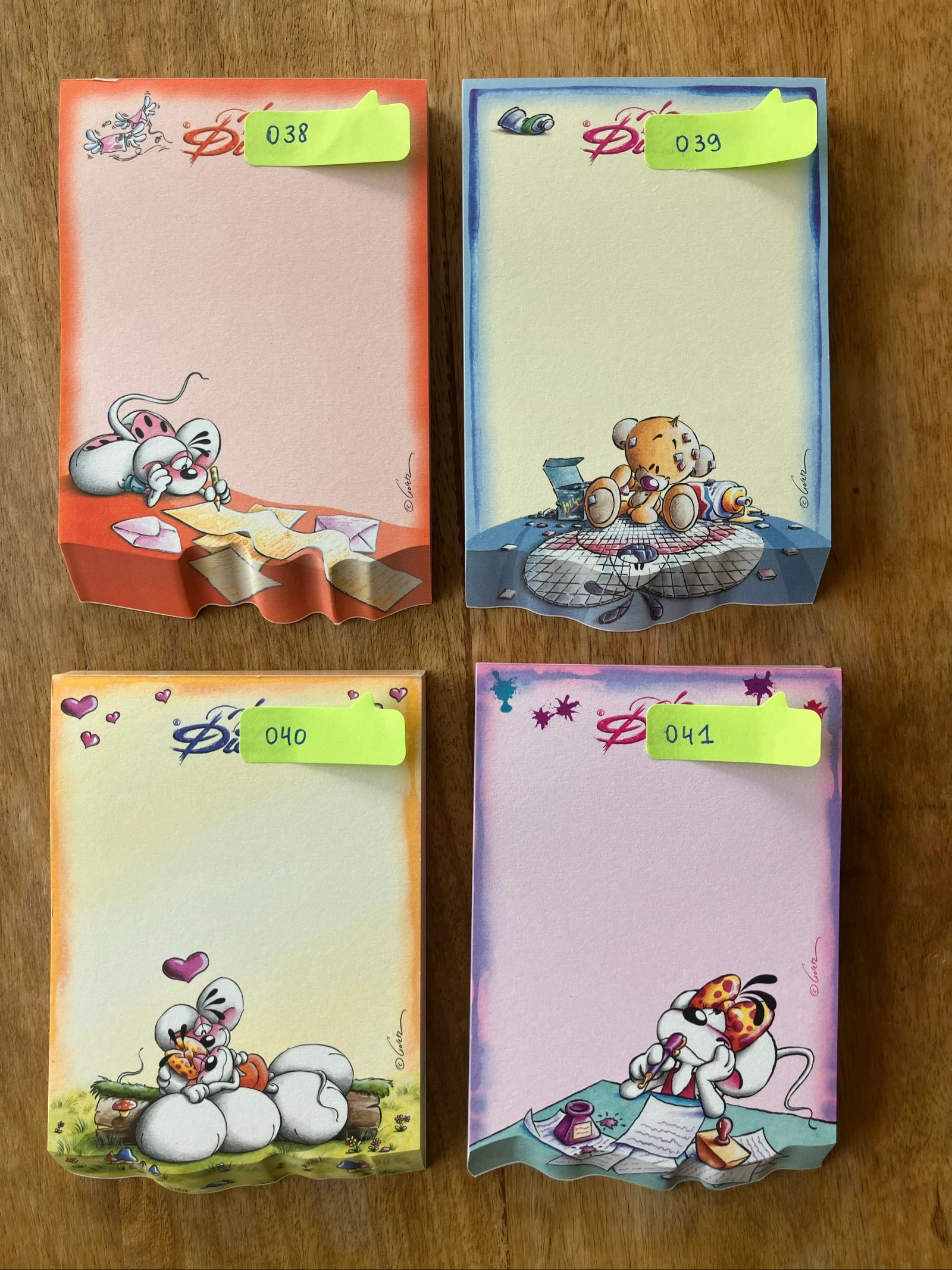 Diddl - Set van 8 Relief blaadjes – photo 3